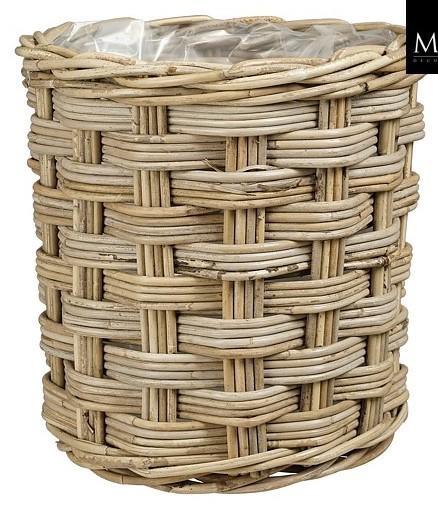 CESTO MARCIA ROTONDO CM.D29X28H GRIGIO