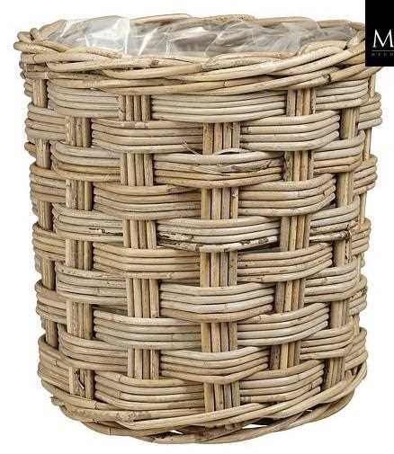 CESTO MARCIA ROTONDO CM.D29X28H GRIGIO
