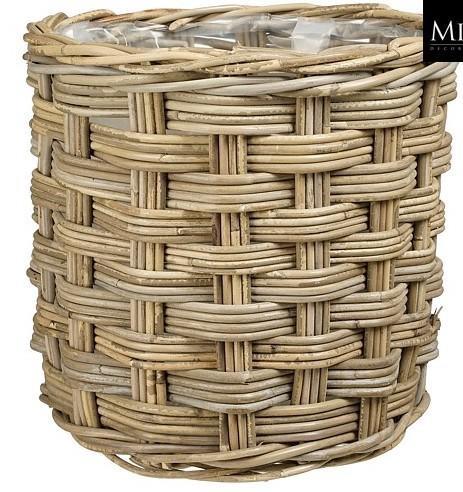 CESTO MARCIA ROTONDO CM.D33X33H GRIGIO