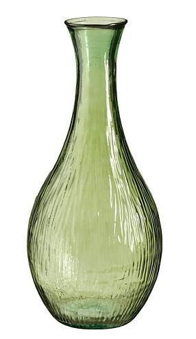 VASO DIX IN VETRO CM.D34X75H VERDE