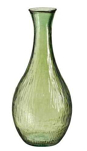 VASO DIX IN VETRO CM.D34X75H VERDE