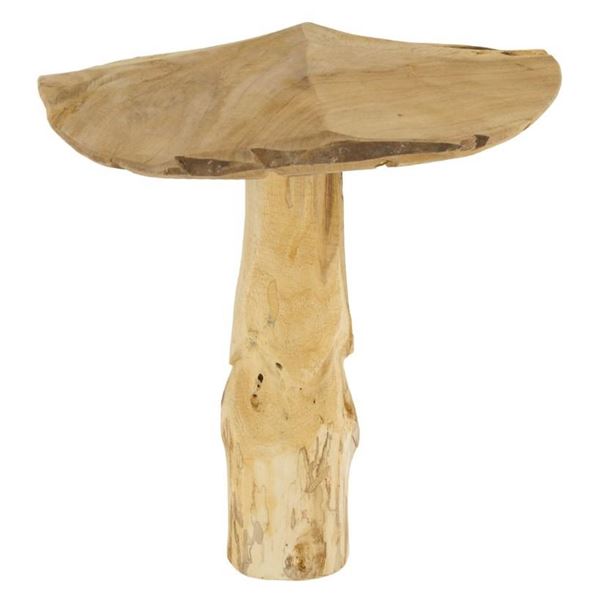 FUNGO IN TEAK CM.28X28X30H NATURALE