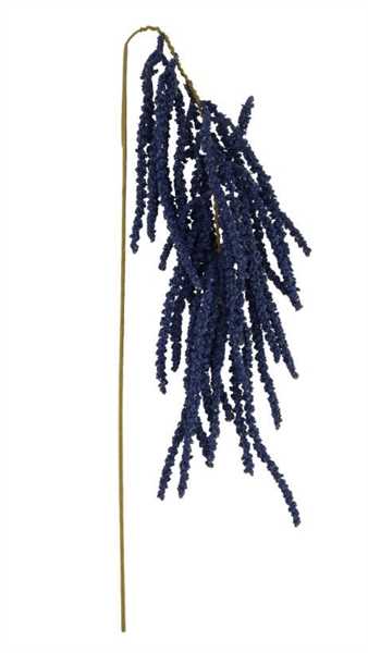 RAMO DI BACCHE ARTIFICIALE CM.20X77H BLU SCURO