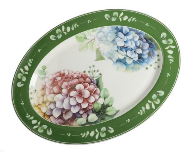 VASSOIO FLORA NEW BONE CHINA CM.36X26