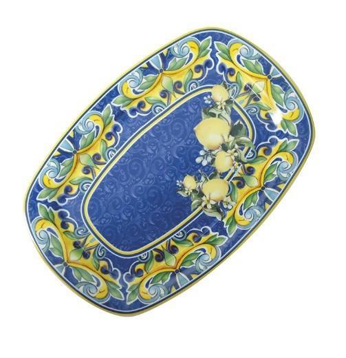 VASSOIO CITRUS BLU NEW BONE CHINA