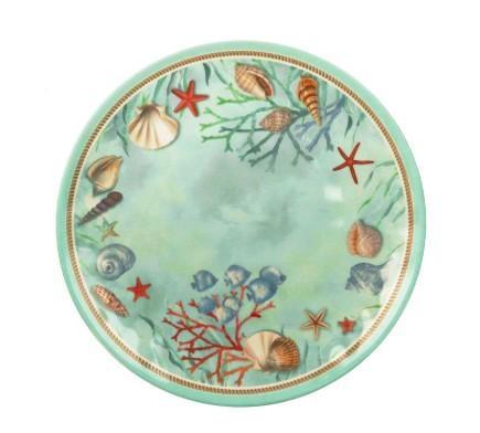 PIATTO PIANO REEF MELAMINA CM.D27