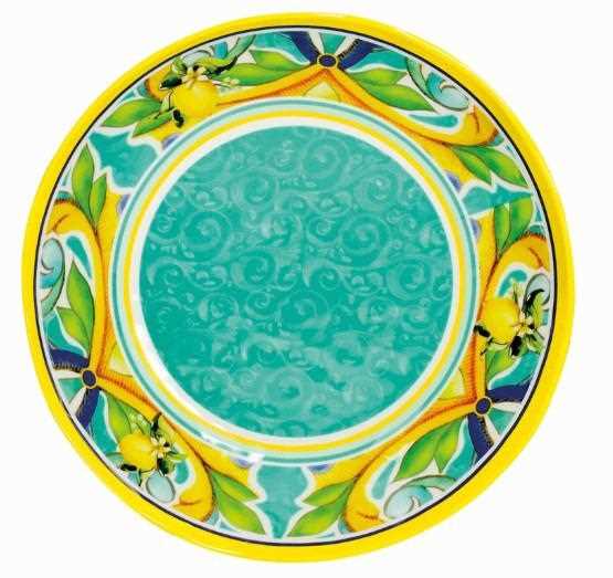 PIATTO FONDO CITRUS MELAMINA CM.D21,5
