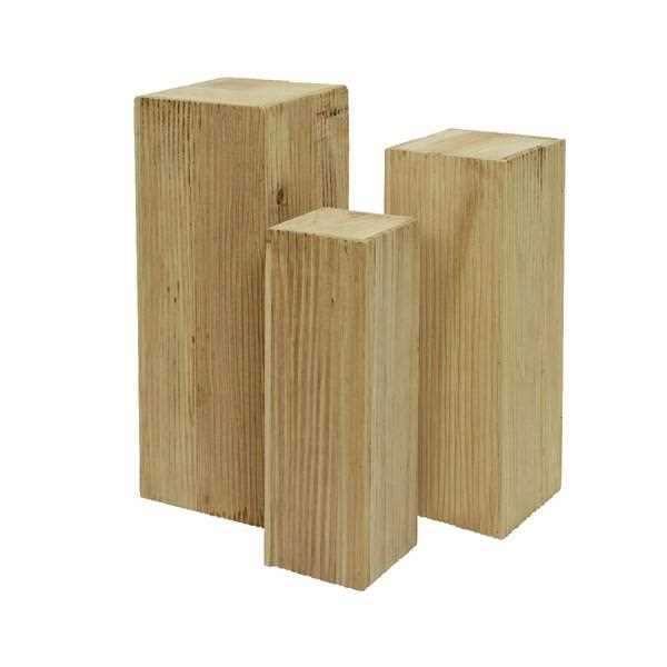 PILLAR PAULOWNIA WOODL30 XW30 XD80 CMNATURAL
