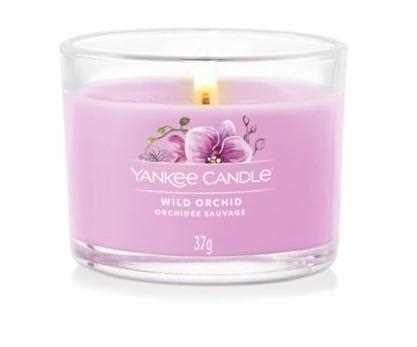 FILLED VOTIVE WILD ORCHID