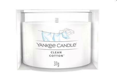 FILLED VOTIVE CLEAN COTTON