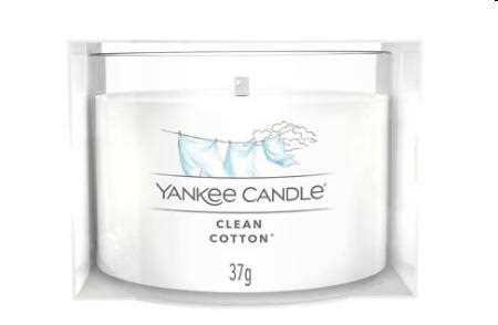 FILLED VOTIVE CLEAN COTTON