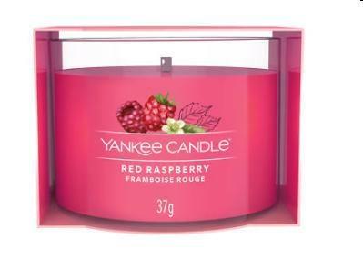 FILLED VOTIVE RED RASPBERRY