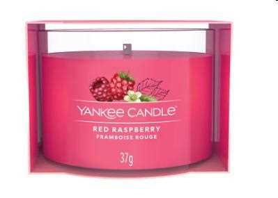 FILLED VOTIVE RED RASPBERRY