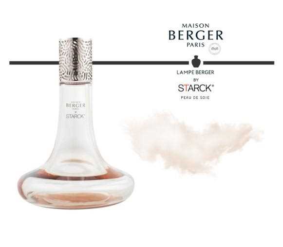 LAMPE BERGER BY STARCK ROSA CON 500ML PEAU DE SOIE