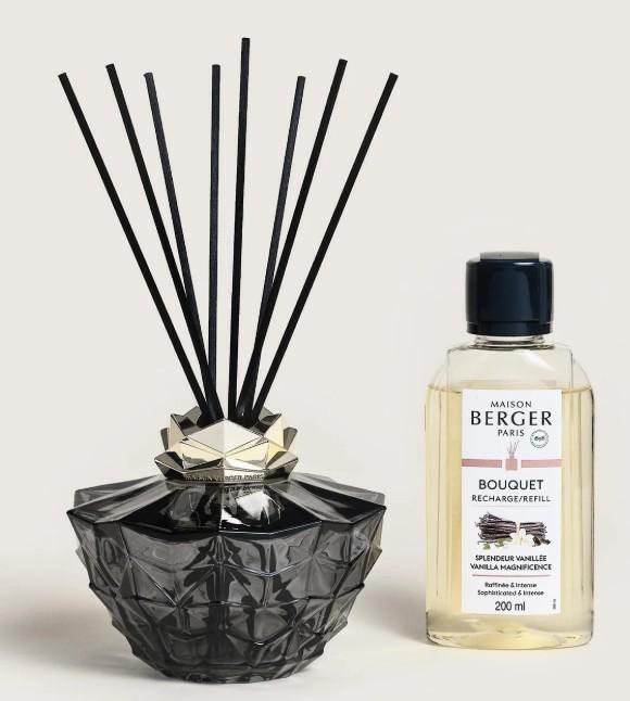 BOUQUET CON BASTONCINI KALI NOIR 200ML SPLENDEUR VANILLE'