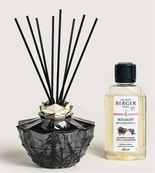 BOUQUET CON BASTONCINI KALI NOIR 200ML SPLENDEUR VANILLE'