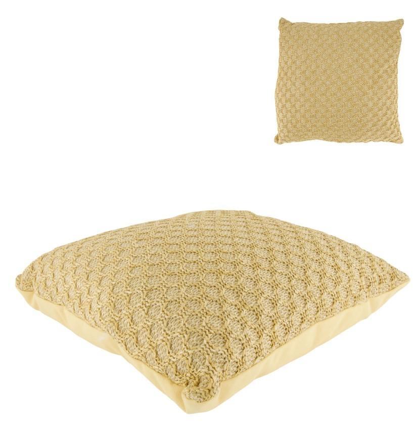CUSCINO IN RAFIA PER ESTERNO CM.45X45X15H NATURALE