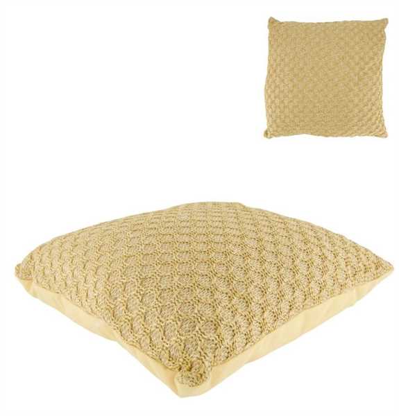 CUSCINO IN RAFIA PER ESTERNO CM.45X45X15H NATURALE