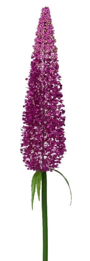 BUSH BUSH ON STEM FOAM BUSH W LEAF SPRAY PURPLE/COLOUR(S) DI