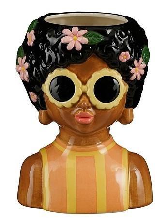 VASO FUNNY ROTONDO CM.D13,5X21,5H ARANCIONE