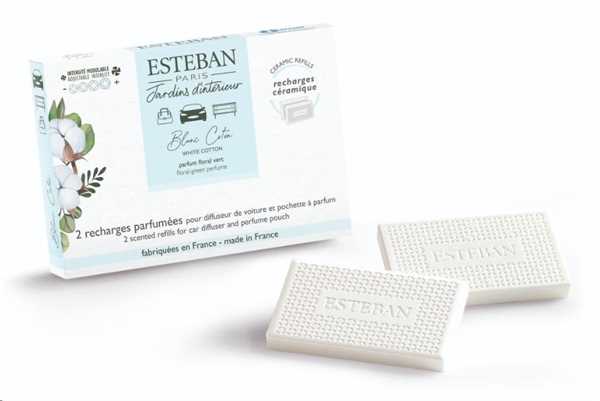 RICARICA DIFFUSORE PER AUTO BLANC COTON (X2)