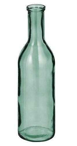 VASO BOTTIGLIA RIOJA IN VETRO CM.D15X50H GRIGIO