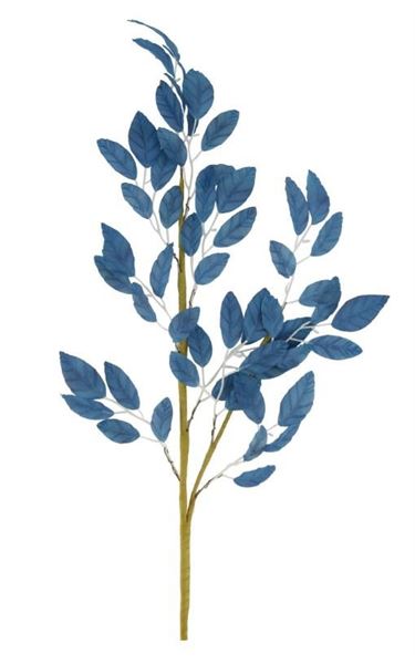 FOGLIA ARTIFICIALE CM.30X77H BLU SCURO