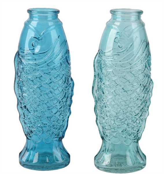 VASE GLASS TRANSPARENT SPRAY COLOR 2COL ASS ASSORTED LUN.9.6