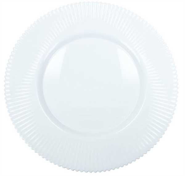 SET 2PZ SOTTOPIATTO BIANCO CM.D32,5