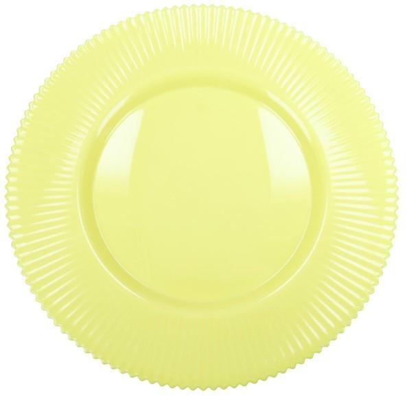 SET 2PZ SOTTOPIATTO GIALLO CM.D32,5