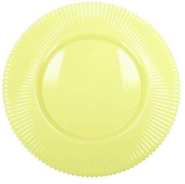 SET 2PZ SOTTOPIATTO GIALLO CM.D32,5