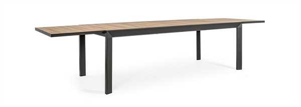 TAVOLO ESTERNO ALLUNGABILE BELMAR ANTRACITE CM220/340X100X75
