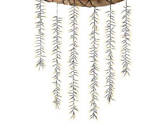 CASCATA 6 RAMI 480LED L.CALDA 2MT OUTDOOR-IP44 LEDS CONNECT