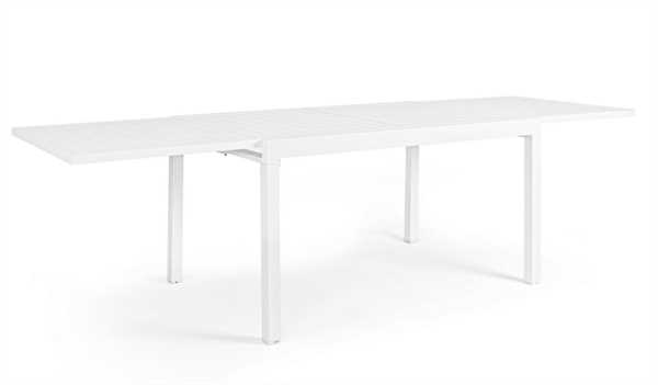 TAVOLO ALLUNGABILE PELAGIUS BIANCO CM.135/270X90X75H