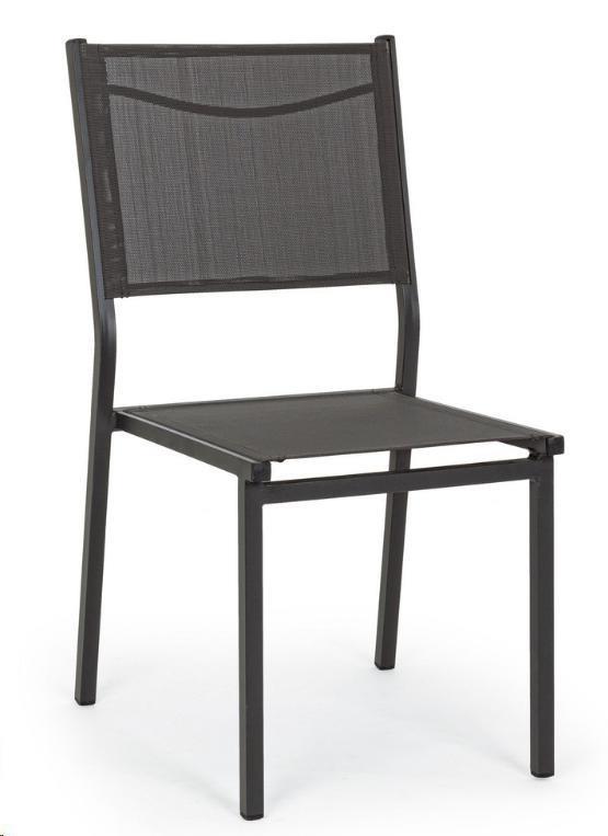SEDIA HILDE ANTRACITE CM.46x57x88
