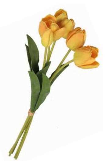 TULIPANI A MAZZO ANNA CM.48H GIALLO