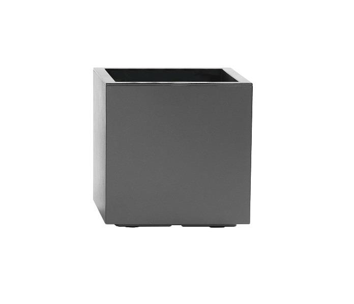 VASO CON RUOTE DA ESTERNO KEBE ANTRACITE CM40x40x40