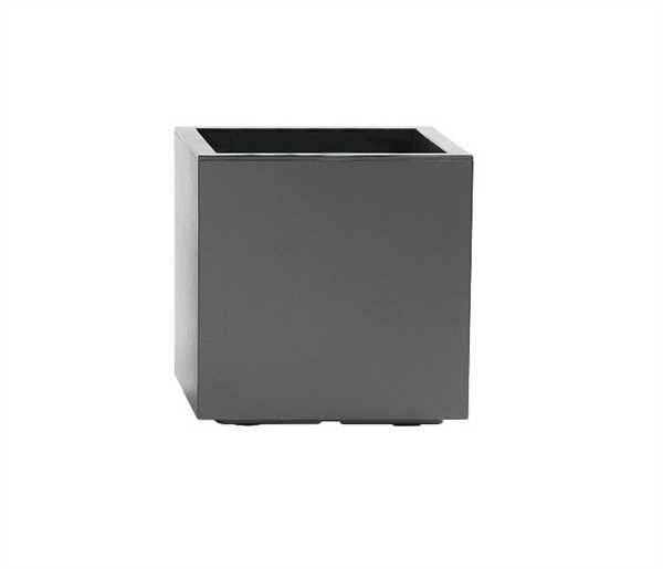 VASO CON RUOTE DA ESTERNO KEBE ANTRACITE CM40x40x40