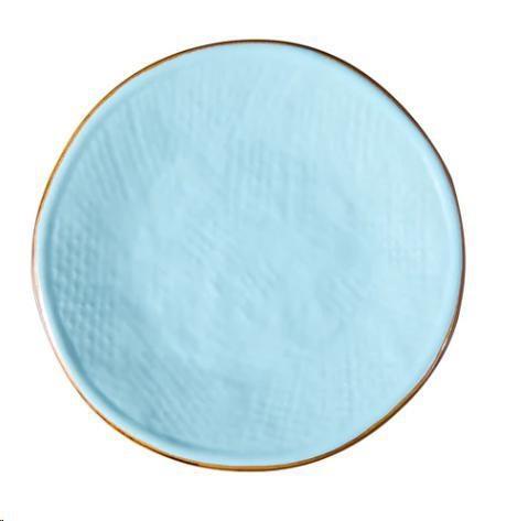 PIATTINO PANE MEDITERRANEO TURCHESE CM Ø14