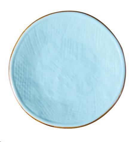 PIATTINO PANE MEDITERRANEO TURCHESE CM Ø14