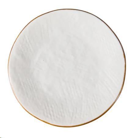 PIATTINO PANE MEDITERRANEO BIANCO CM Ø14