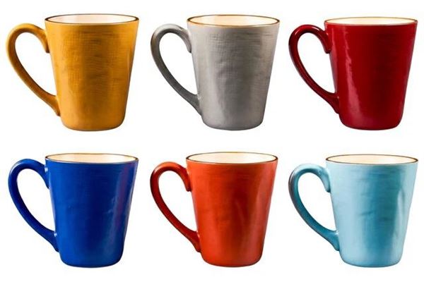 TAZZA MUG MEDITERRANEO 6 COLORI ASSORTITI