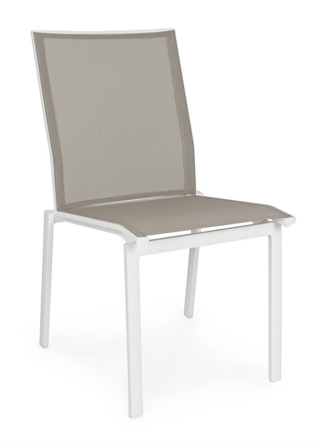 SEDIA DA ESTERNO CRUISE BIANCO CM.50X61X88,5H