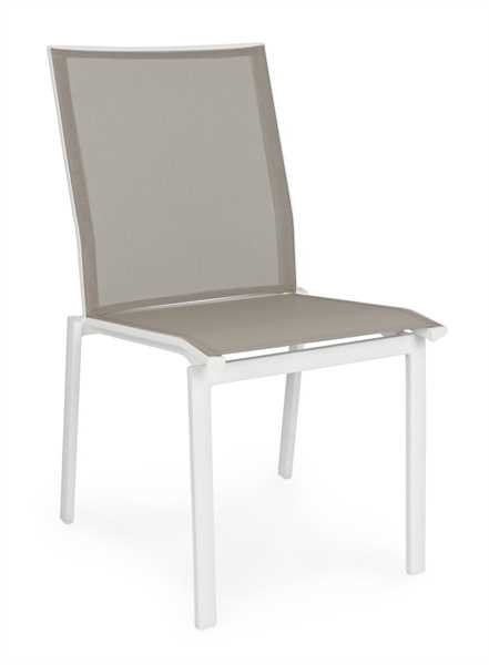 SEDIA DA ESTERNO CRUISE BIANCO CM.50X61X88,5H