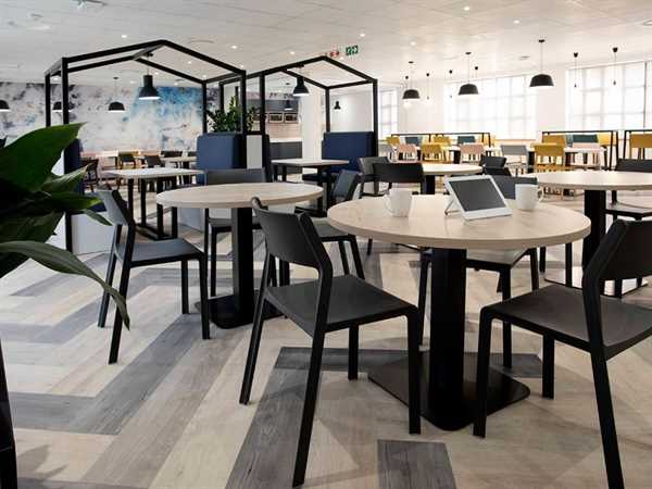 SEDIA IN POLIPROPILENE TRILL BISTROT ANTRACITE CM45,5X52XH83