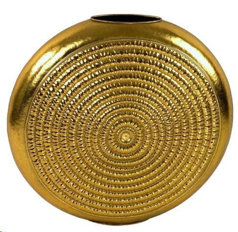 VASO AUREOLE METALLO CM.72,5X17X70H ORO