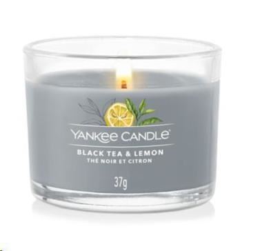 FILLED VOTIVE BLACK TEA & LEMON