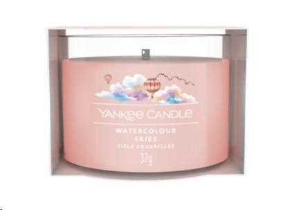 FILLED VOTIVE WATERCOLOUR SKIES