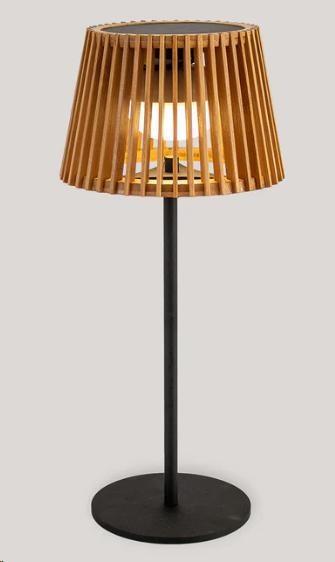 LAMPADA DA TAVOLO ESTERNO OKINAWA BATTERIA SOLARE D.16X36CM.