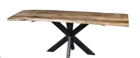 TAVOLO PIKE ALL. CM.160/240X85X78H LEGNO DI MANGO